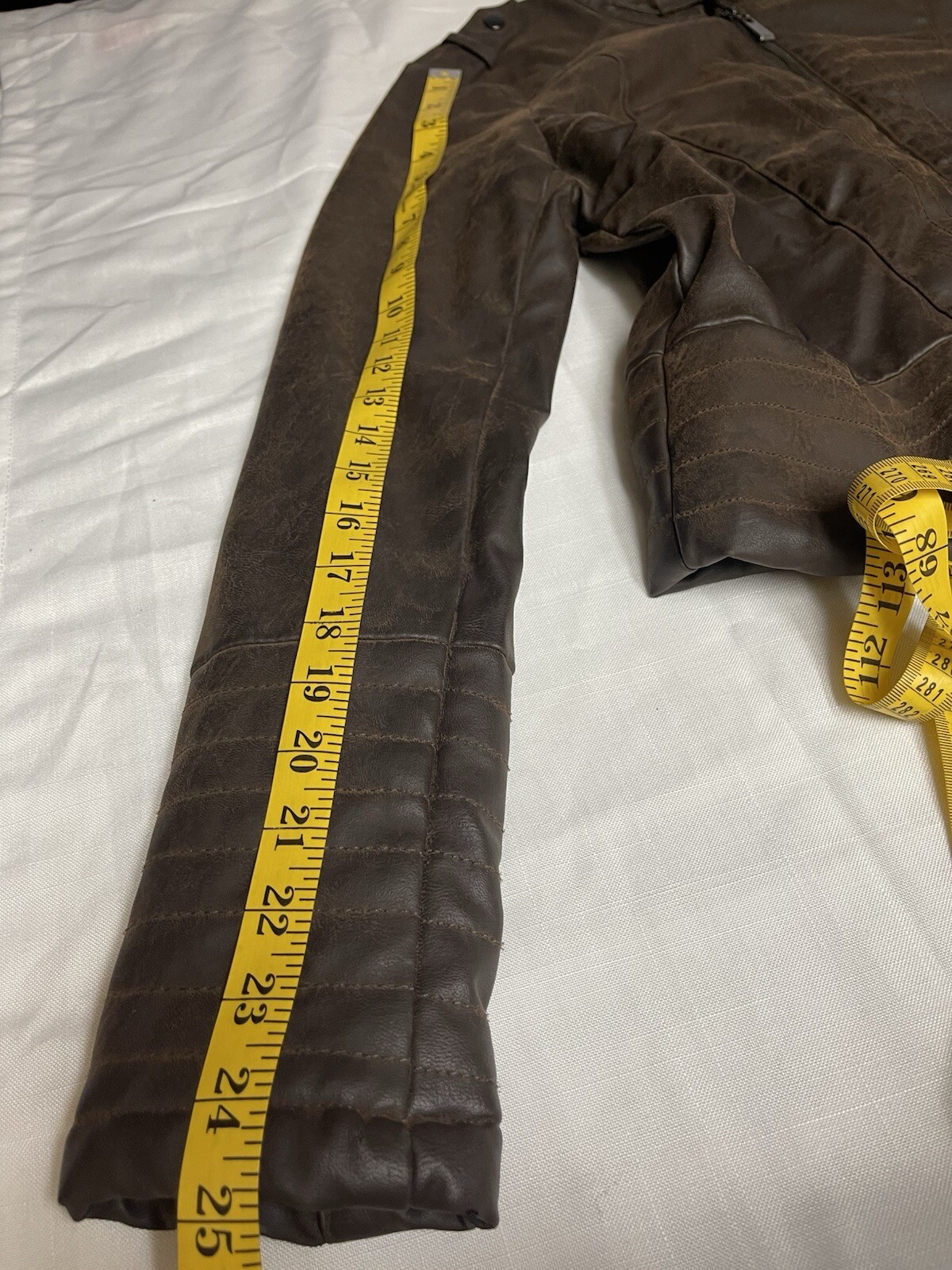 J2 Chocolate Brown Jacket Shell Polyester Zipper … - image 7