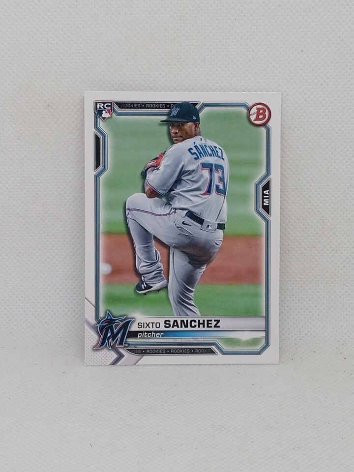 2021 Bowman Sixto Sanchez Rookie Miami Marlins #13