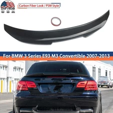 PSM Style Highkick Duckbill Rear Spoiler For BMW E93 M3 07-13 Carbon Fiber Look