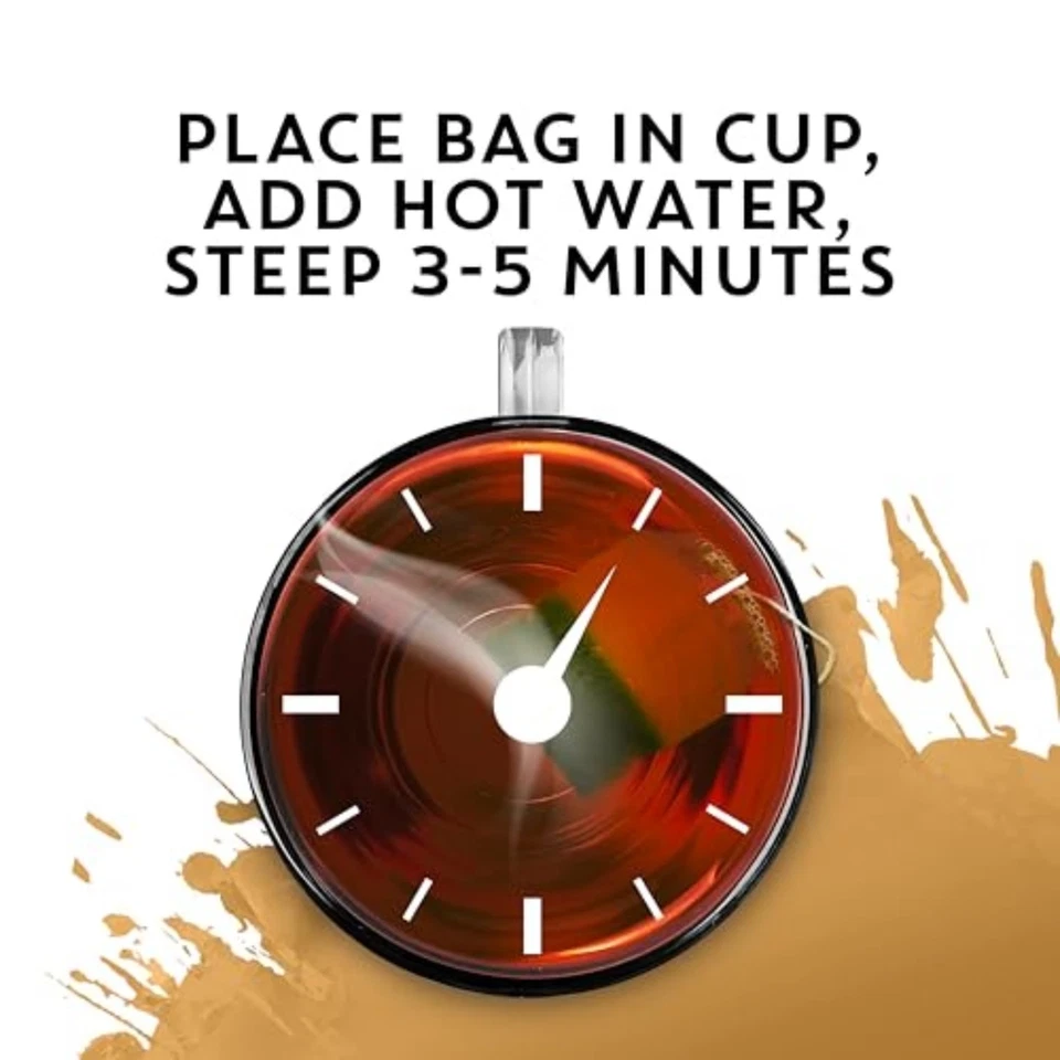 Saquinhos de chá preto Chai orgânico regenerador TAZO, 16 unidades (pacote com 6) - Imagem 4 de 4