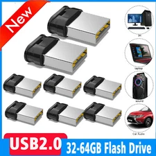 LOT 32GB 64GB Mini USB 2.0 Flash Drive Thumb U Disk Memory Stick Easy to Cary