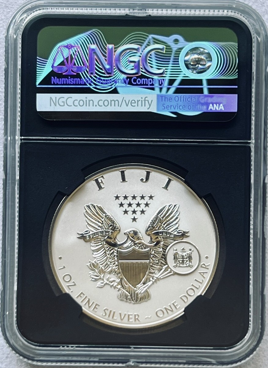2023 FIGI FRACTIONAL T-1 SILVER EAGLE 4-COIN SET NGC REVERSE PF70