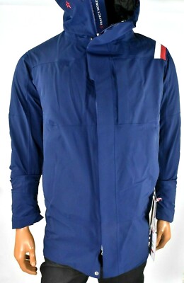 Perfect Moment Mens Parka Jacket M L XL Allied Dark Blue Polar Padded Ski $800