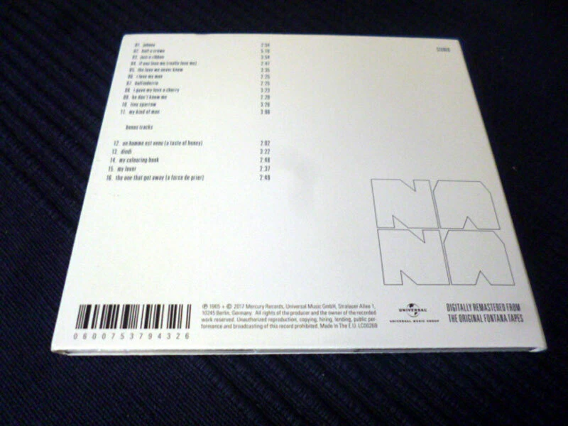 CD Nana Mouskouri - Nana (1965) Reissue 2017 FONTANA Digipak Nana + 5 BONUS - Bild 2 von 4
