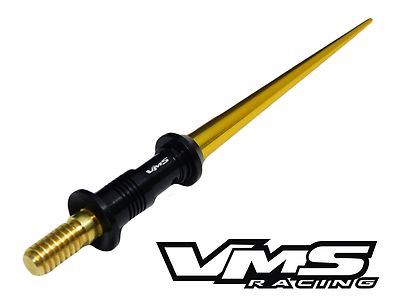 GOLD LIGHT SABER SCREW IN ALUMINUM ANTENNA 4'' FOR 13-14 SCION FRS / SUBARU BRZ