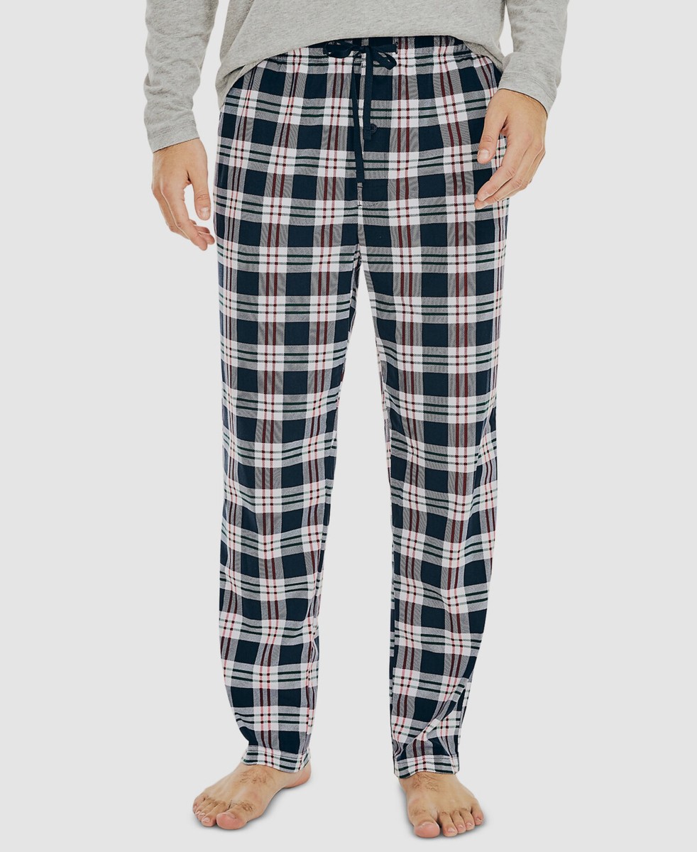 And White Plaid Pajama Hanes Cotton Pajama Pants $37 Nautica