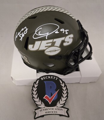 Quinnen Quincy Williams Signed New York Jets Salute Mini Football
