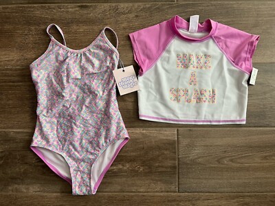 Target More Than Magic Size Small (6/6X) Mermaid Swimsuit Set With Cover  Top NWT