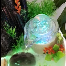 Crystal Bubble Ball Solid Glass Ball Rockery Fountain Water Decoration