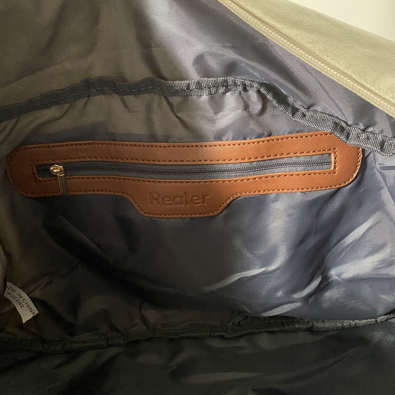 Realer Weekender Bag for Women Canvas Travel Duffle Bag with Toiletry Bag