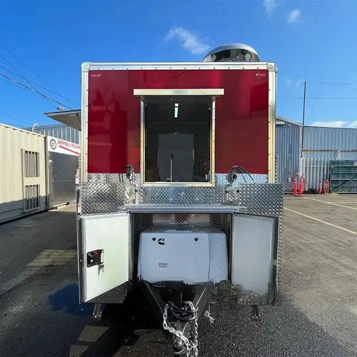 3.5m Food Truck Coffee Truck Mobile Restaurant BBQ Custom Food Truck Trailer - Picture 2 of 7