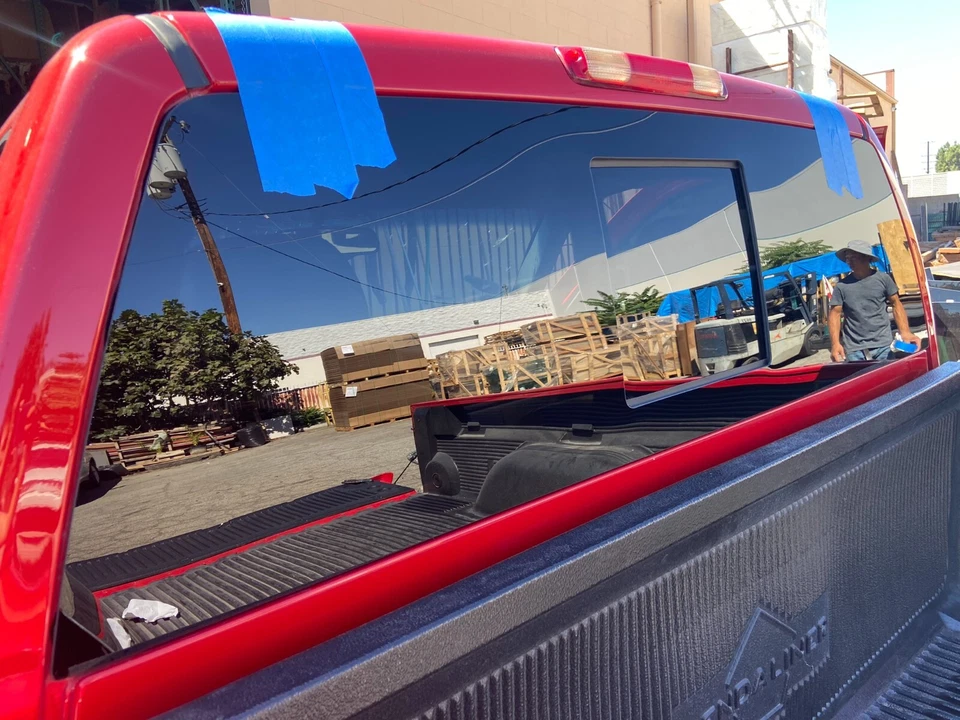 Fits 1999-2006 Chevy Silverado 1500 Manual Sliding Back Glass Window 1Panel Heat Foto 4 de 4