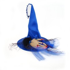 Witch Hat with Hand and Spiders Fabric Halloween Costume Accessory NEW Wicked