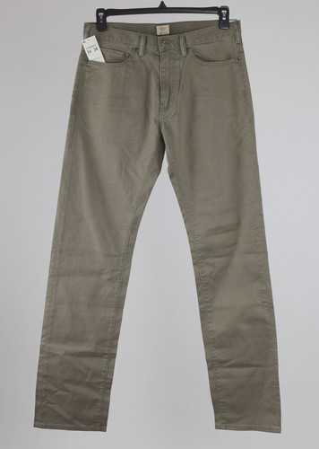Dockers Mens Taupe Straight-Fit Stretch 