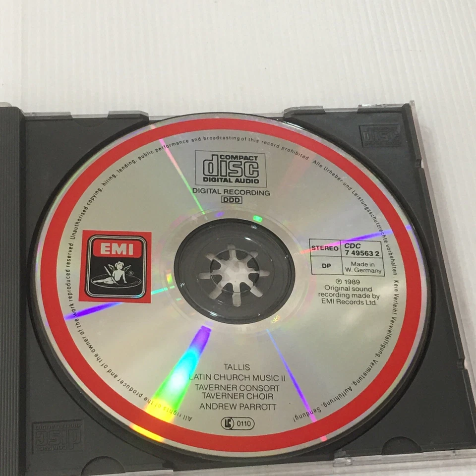 Thomas Tallis CD 1989 Latin Church Music 2 Gaude Gloriosa Dei Mater - Image 4 of 4