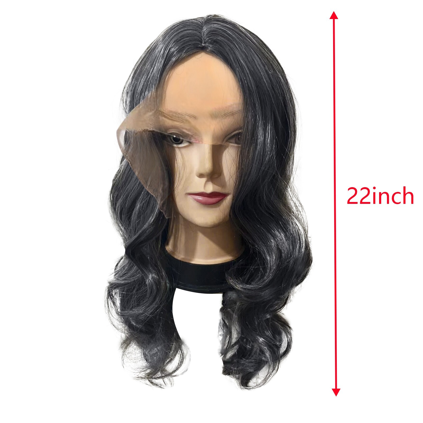 Long Black Wavy Wigs for Women Curly Wig Synthetic Wig Natural Looking