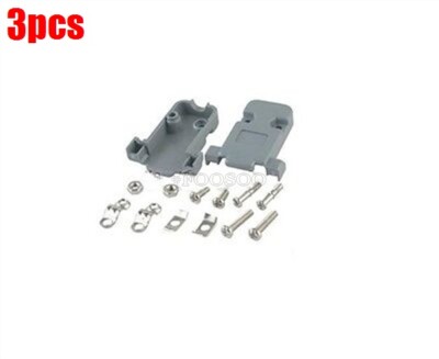 3Pcs Serial Plug Assembly Shell Plastic Vga DB9 DB15 cs | eBay