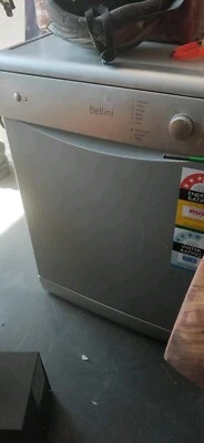 bellini 45cm white 9 place setting 6 programs dishwasher