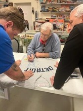 BASEBALL LEGEND DENNY MCLAIN AUTOGRAPH FULL INSCRIPTION M&N DETROIT JERSEY COA