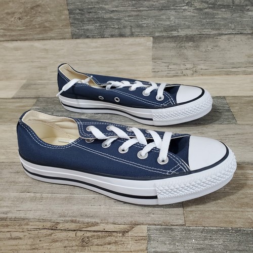 Converse Chuck Taylor All Star Low Sneakers Womens Sz 5.5 Navy Blue Shoes