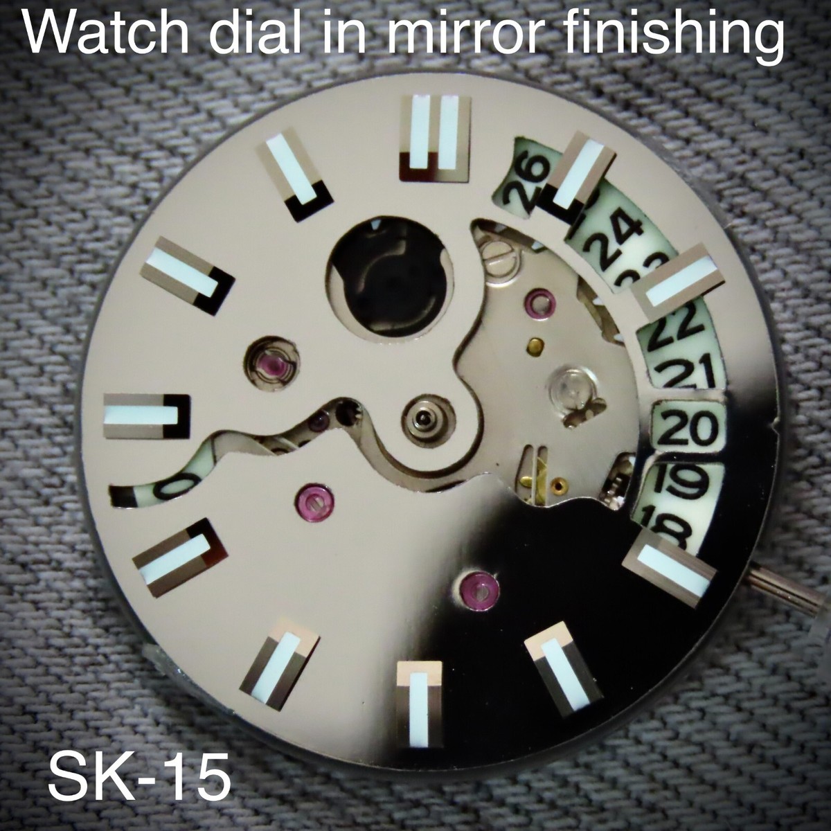 Dial Maker Stainless steel Skeletonized Dial for NH35 (Fit