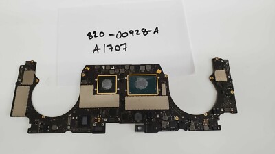 Macbook Pro 15” 2017 A1707 Logic Board 820-00928-a not working