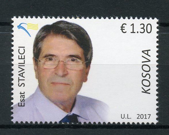 Kosovo 2017 MNH Esat Stavileci 1v Set Writers Academics Stamps