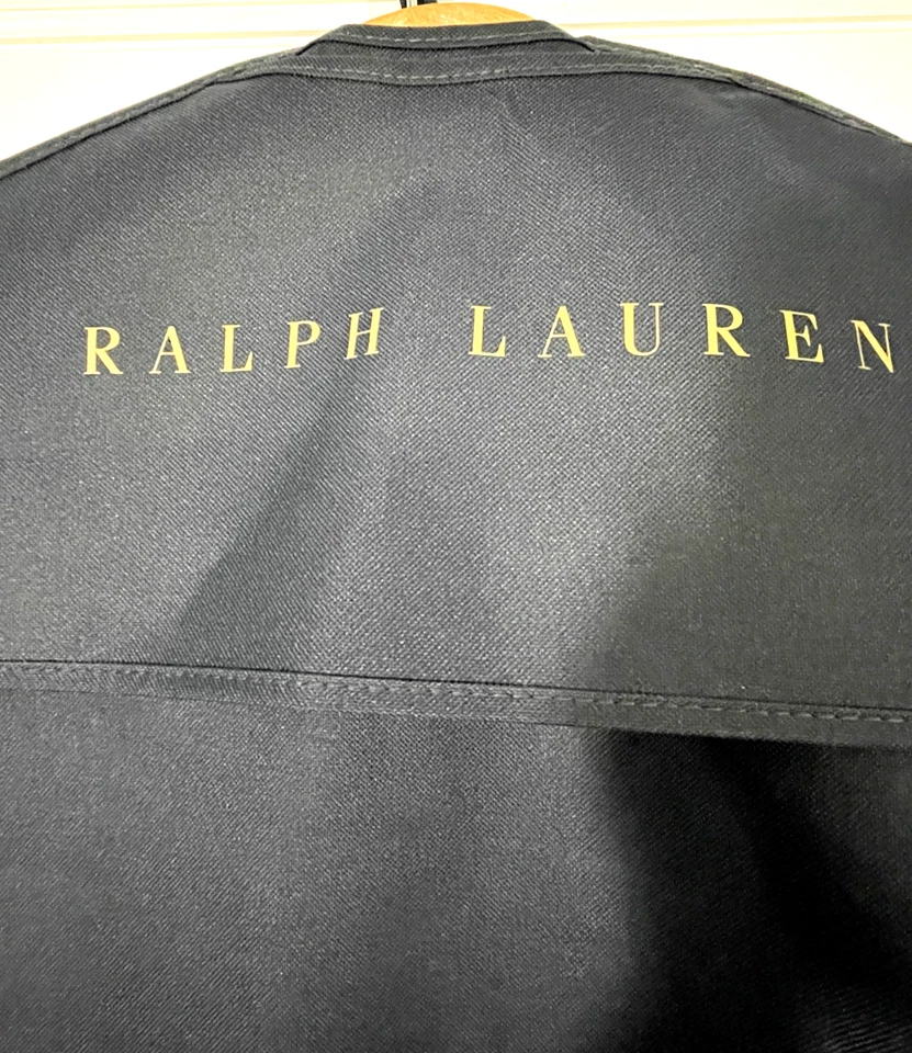 Ralph Lauren Largo 71" Bolso de Ropa Azul Marino con Cremallera para Vestido/Maxi Abrigo NUEVO Foto 2 de 3