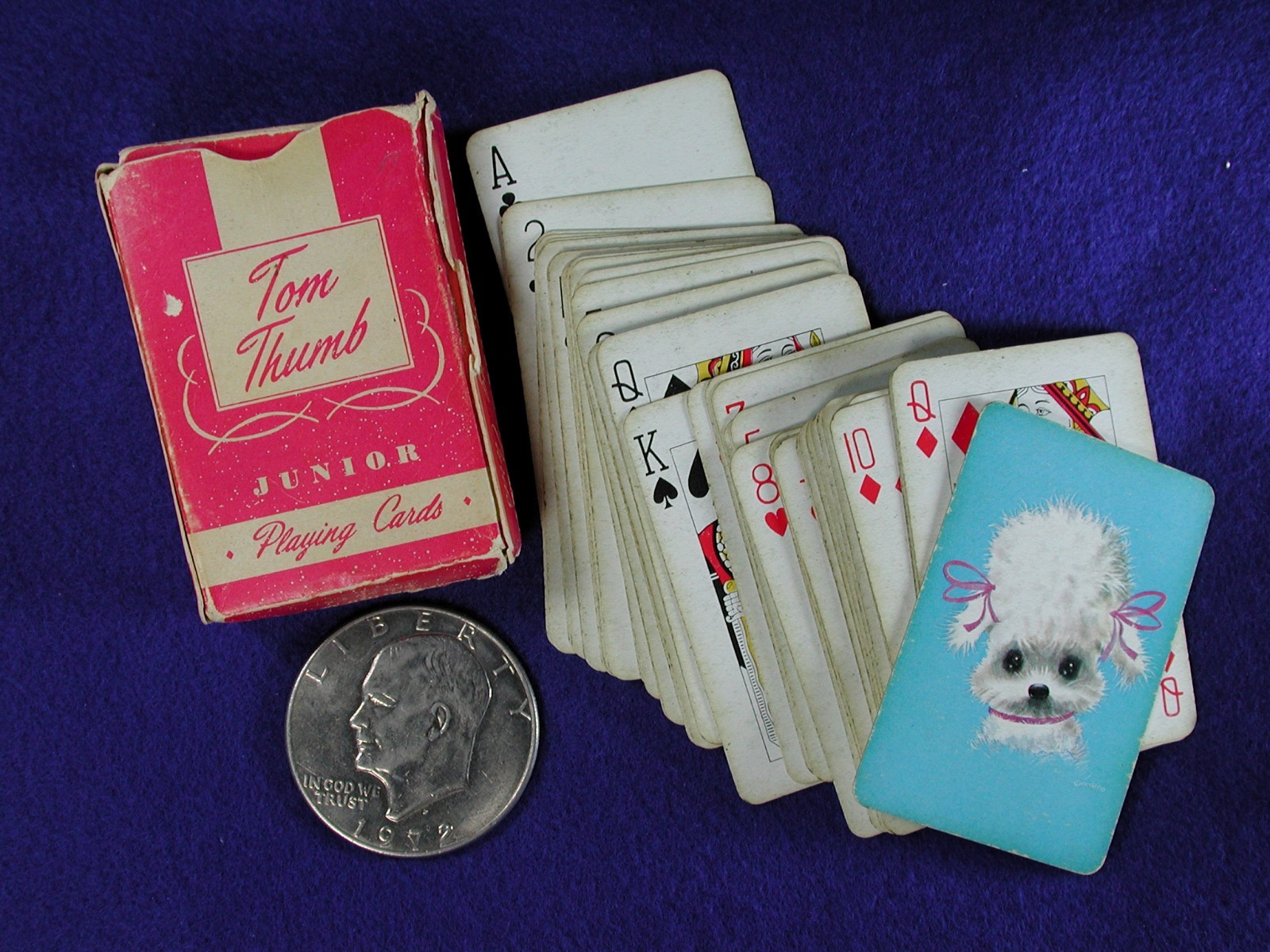 Vintage Pre-Owned Tom Thumb Junior Playing Cards | eBay