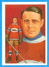 Joe Malone 1985 Cartophilium Hockey Hall of Fame #204 (ex-mt) Montreal Canadiens
