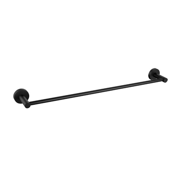 Handtuchhalter Handtuchstange Handtuchhaken Wandmontage Bad Schwarz Matt 57 Cm-image