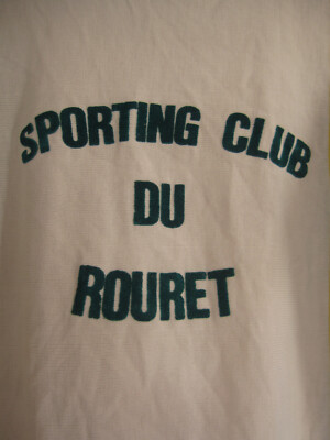 Maillot Cycliste Vintage Courtelle – Le Rouret Sporting Club, Années 70, Taille XL