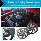 Radiator Cooling Fan w/ Motor Suitable for Nissan Pathfinder R52 2.5L 3.5L 13-21