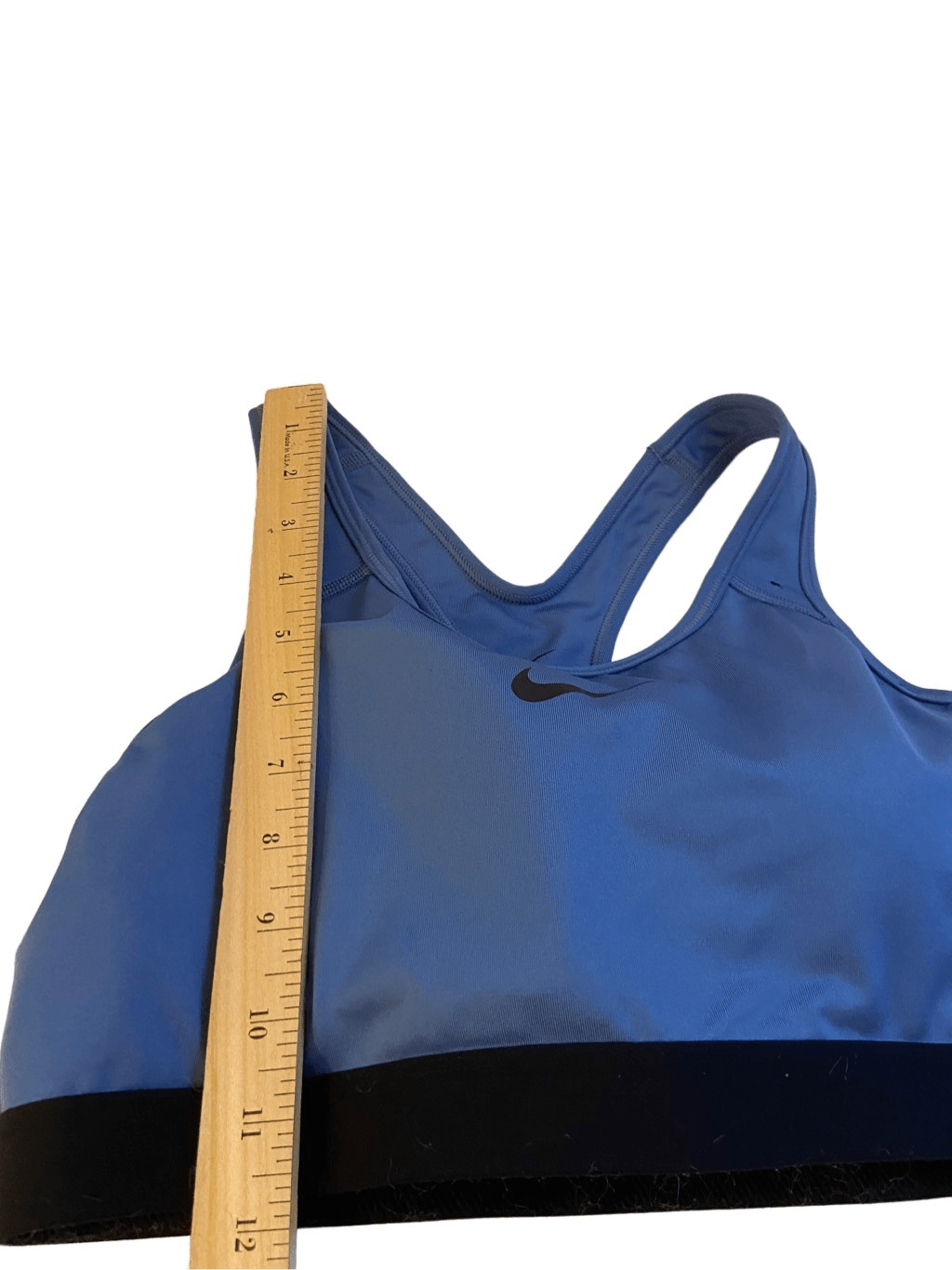Nike sports bra dri fit padded blue-image