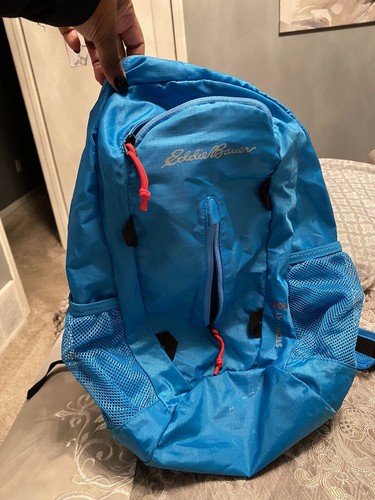 eddie bauer flannel backpack