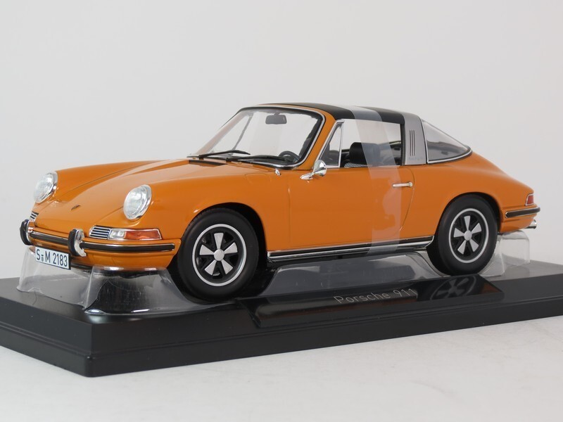 Norev Porsche 911 T Targa Orange 1970 1/18 | eBay UK