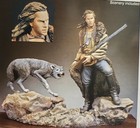 Andrea Miniatures Dancing With Wolves Historic Soldier 54mm 1/32 Lead