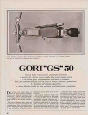 advertising Pubblicità TEST MOTO GORI 50 GS 1972-MOTOITALIANE REGOLARITA   EPOCA