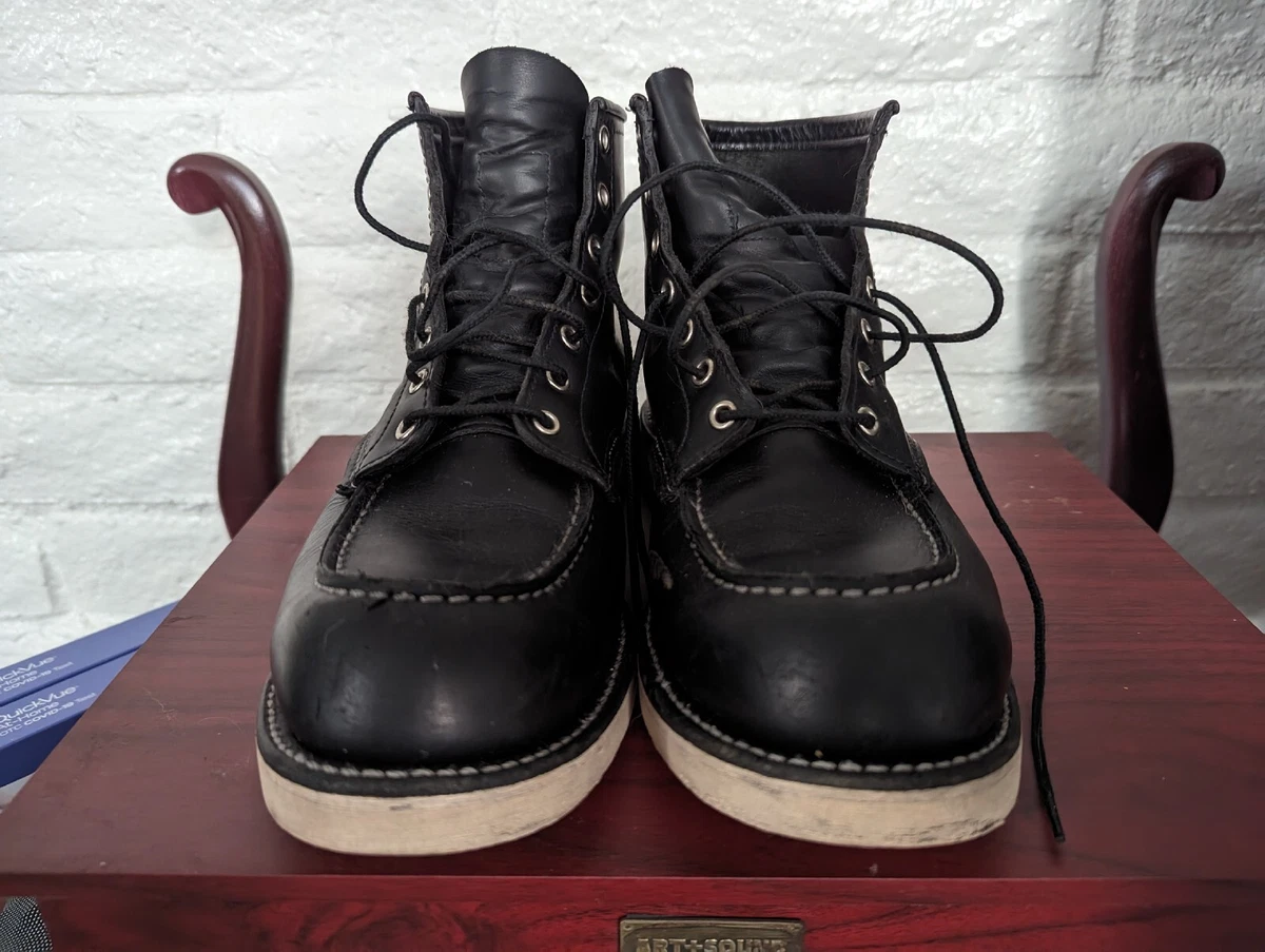 Red Wing Heritage Moc Toe 8130 Men's Size 12 Black Leather | eBay