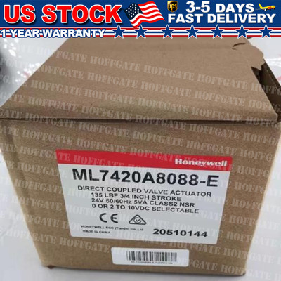 One New Honeywell ML7420A8088-E ML7420A8088E Electric Valve Actuator Fast Ship