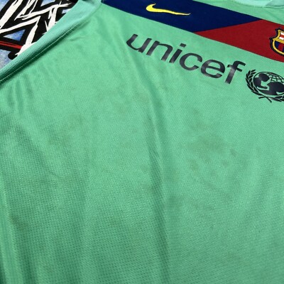 FC Barcelona 2010-11 Away Nike Dri-Fit Boy's M Jersey | eBay