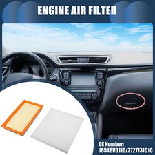 1 Set Engine Air Filter No.16546V0110/272773JC1C for INFINITI QX60 2014-2023 