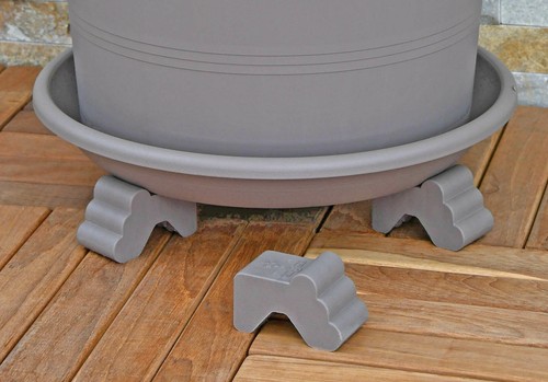 8 Blumentopf Füße Schwarz - Höhenverstellbare Pflanzenständer Für Terrasse