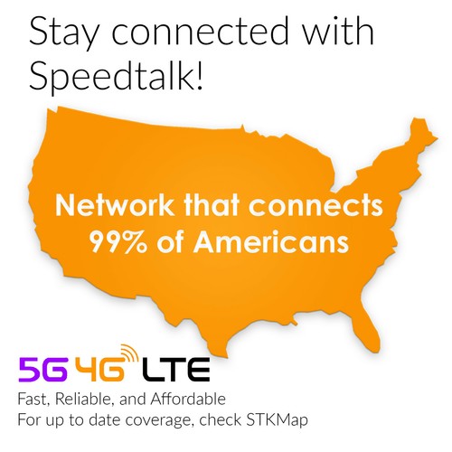 Speedtalk Preloaded SIM Card Kit Unlimited 5G 4G LTE Data, Talk & Text 30 Days - Picture 4 of 7