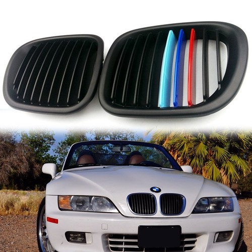 For BMW Z3 MColor Matte Black Front Kidney Grill Grille 9602