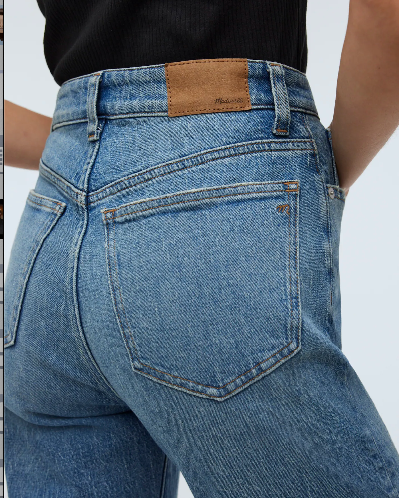 Madewell 90s Straight Mid Rise Rondell Jeans Size 30 10 New with half tags?