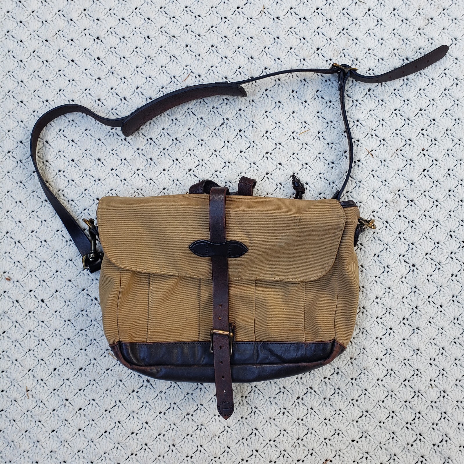 Filson Rugged Twill Original Briefcase Black Label Li… Gem