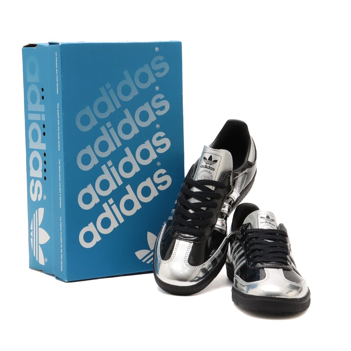 adidas Originals SAMBA ATMOS Tuxedo IH3364 Core Black Silver adidas Originals SAMBA ATMOS Tuxedo IH3364 Core Black Silver