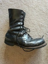 Vintage VIETNAM War Era Military Combat Boots Date1966 Mens 8.5 Endicott Johnson