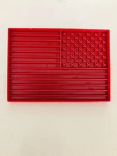 VTG Tupperware 1976 Promo American Flag Red 4.25" Cookie Cutter - 5 Available